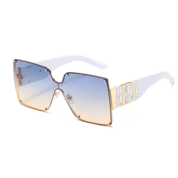 2020 Luksuzni Nosorogovo Okvirjem Kvadratnih sončna Očala Ženske Diamond Očala blagovne Znamke, Modni Oblikovalec sončna Očala UV400 Odtenkih za Ženske