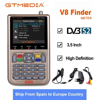 GTMEDIA Freesat Najnovejši Digitalni Satelitski Finder Meter V8 Finder HD DVB-S2/S2X sporazum o PROSTI trgovini LNB Signal Kazalec Satelitski TV Sprejemnik orodje