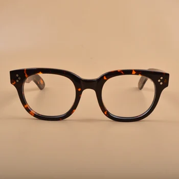 Optična Očala Okvirji Moški Ženske Novo Johnny Depp Očala Računalnik Očala moški Acetat Očal Okvir blagovne Znamke Letnik Z321-2