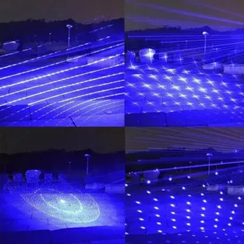 High Power Podaljšali Modri Laser Nasvetov 450nm Lazer pogled Svetilka Gori Tekma/Gorijo luči cigare/candle/ Lov