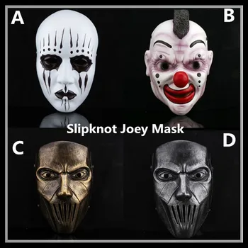 New Smolo Slipknot Joey Cosplay Scary Movie Masko Srebro Bron Halloween Moški Stranka Masko Maškarada Halloween Rekvizitov, Kostumov