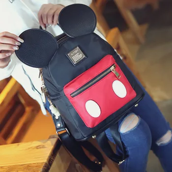 2019 nove Disney plišastih igrač vrečko srčkan Mickey Minnie nahrbtnik ženske najlon študent vrečko