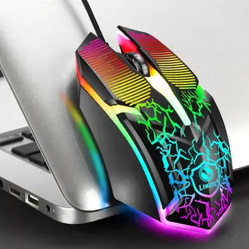 Žično Gaming Tipkovnica Mehanske Občutek, Osvetljene Tipkovnice z Miško USB Tipkovnica Nepremočljiva Računalniška Igra na Klaviature