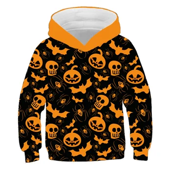 Mladi Hoodie Halloween Majica Za Baby Fantje, Otroci Hoodies Oblačila Otrok Puloverju Trenirko Ulične Teen Dekleta Oblačila