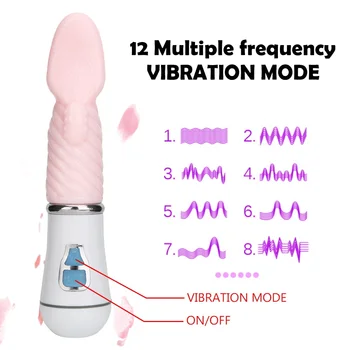 IKOKY Jezika Vibrator Večfunkcijsko Klitoris Stimulator Erotično Sex Igrače za Ženske, G-spot Massager Ustni Masturbacija Sex Shop