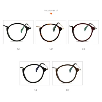 -1 -1.5 -2 -2.5 -3 -3.5 -4 -4.5 -5.0 -5.5 -6.0 Klasična Majhne Okrogle Očala Za Kratkovidnost S Stopnjo Ženske Moški Črna Očala Okvir
