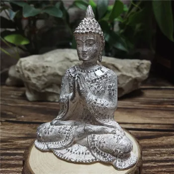 Tajska Kip Bude, Kiparstvo Doma Dekor Zen Vrt, Zunanji Okrasni Kamen Za Meditacijo Buda Figurice Krajine Okraski