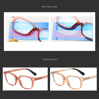 Iboode Anti-modra Svetloba Obravnavi Očala Moški Ženske Anti-utrujenost Smolo Objektiv pregleden Presbyopia Očala Dioptrije +1.0 +4.0