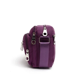 Vroče prodajo fashion nove torbe ženske Športna torba Lingge vezene prsih žep z zadrgo multi-funkcijo ramenski Messenger bag