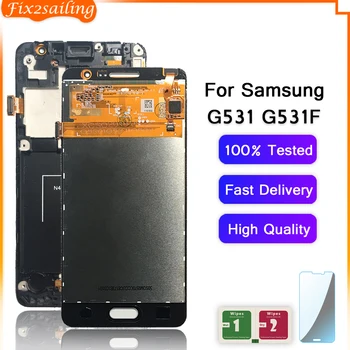 LCD Zaslon Za Samsung Galaxy Grand Prime G531 G531H G531F G531FZ G530 LCD Zaslon na Dotik, Računalnike Montaža Z Okvirjem