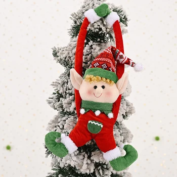 Božič Elf Lutka 2021 Vesel Božični Okraski, Novo Leto, Darila za Stranke Domov Festival Drevo Okno Vrata Dekoracijo
