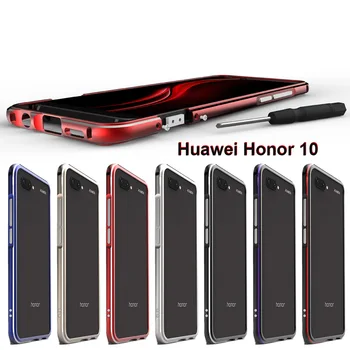 Huawei Honor 10 primeru Čast 10 Lite 2019 telefon primerih Luksuzni Aluminij Kovinski Okvir zaščitnik primeru za Huawei Honor 10 Odbijača Lupini