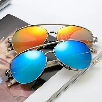 Moda Steampunk sončna Očala blagovne Znamke Design Ženske Moški Letnik Punk Premaz Ogledalo sončna Očala UV400 Odtenki Oculos de sol