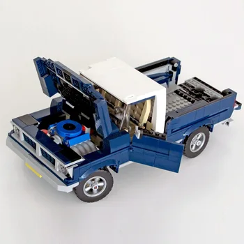 MOC Pickup Tovornjak Simulacije Avto Zbiranje Model 1154pcs gradniki Diy Opeke Izobraževalne Božično Darilo Za Otroke Otrok