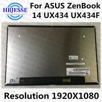 14-palčni Original display za ASUS ZenBook 14 UX434 UX434F LCD zaslon skupščine ločljivost 1920X1080