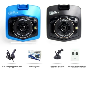 Novi Sprednji Mini Kamera Avto DVR Kamera Polno 1080P Video, Registrator Parkiranje Diktafon G-senzor Noč Dash Cam avto dodatki