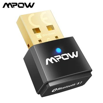 Mpow BH519 Bluetooth 5.1 USB Adapter USB Oddajnik In Sprejemnik 2 v 1 Bluetooth Dongle za Prenosnik Namizni Slušalke Zvočniki