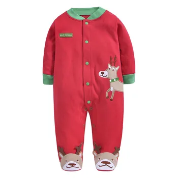 Otroška oblačila 2019 novorojenčka pižamo baby fantje oblačila, risanka živali samorog oblačila za dekleta Božič romper za malo baby