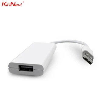 KiriNavi Za Apple Carplay Podporo USB Dongle Android Avto Radio Stereo Vodja Enote Preko USB Kabel za iPhone in Android Pametni telefon