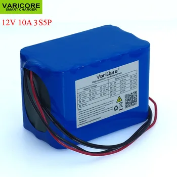 VariCore Novih Zaščito, Velika zmogljivost 12 V 10Ah 18650 Polnilna litij baterija 12,6 v 10000 mAh zmogljivosti