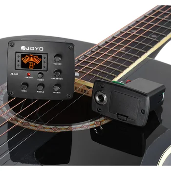 JOYO JE-305, Akustične Kitare, Pickup Guitarra Piezo Pickup Preamp 4-Band EQ Izenačevalnik Sprejemnik Sistem z LCD Zaslonom