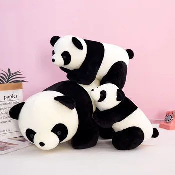 60 cm Panda Pliš Plišaste Živali Srčkan Baby Doll Velik Velikan Živali, Igrače Blazino Risanka Lutke Dekleta Darilo za Rojstni dan Za Otroke
