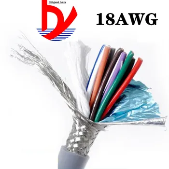 18AWG 2/3/4/5 jedro Towline oklopljenega kabla 5m PVC prožna žica TRVVP odpornost na upogib korozijo odpornih bakrene žice