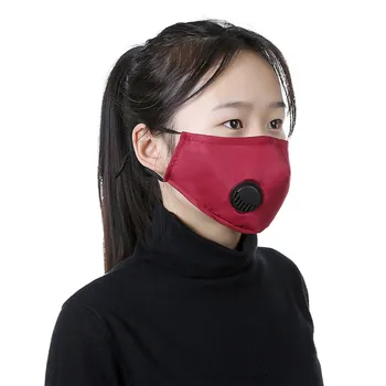 10pcs Masko za enkratno uporabo Stroj pm2.5 Proti gripi Prah maske Bakterije Virus Dihanje Valved Respirator z Filtrirni papir, Bombaž