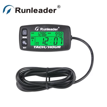 Runleader Uro Meter merilnik vrtljajev,Vzdrževanje, Opomnik,Začetni ur Nastavitev,zamenljive Baterije,Uporabite za ZTR Kosilnico Generator