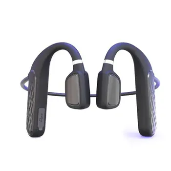 Kostno Prevodnost Brezžične Slušalke, Gumb Za Nadzor Nepremočljiva Šport, Glasba Praktične Slušalke Z Mikrofonom