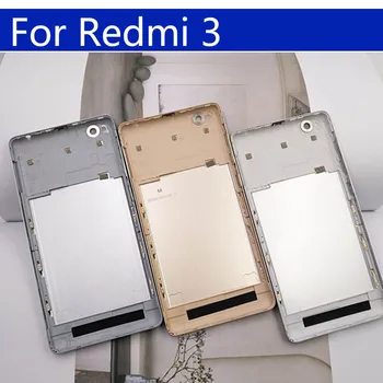 3 Baterijo Nazaj Kritje Za Xiaomi Redmi 3 Nazaj pokrov Zadnji Pokrov Ohišja Za Redmi 3S Primeru Ohišje Lupino zamenjava
