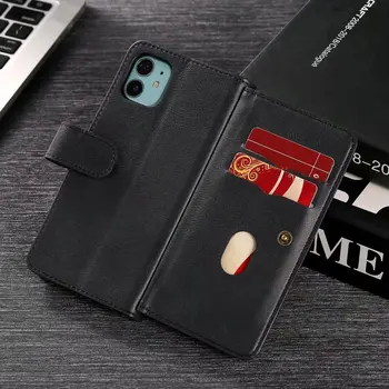 Za Xiaomi POCO X3 NFC 10 Kartici Podjetja Denarnica Usnjena torbica Za Xiaomi Mi 10 Ultra/Mi10 Extreme Edition Magnetni Flip Primeru Zajema