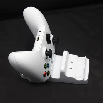Za Xbox Eno Igro Dodatki USB Stojalo za Polnjenje Dock Dvojno Polnjenje Baze Krmilniki Prenosni Polnilec