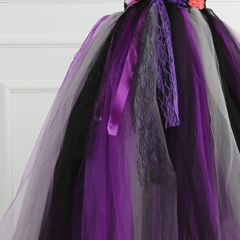 Čarovnice Kostum Obleko Dekleta Halloween Kostumi Za Otroke