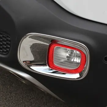 Za Jeep Renegade 2016 2017 2018 ABS Chrome Avto zadaj meglo lampshade Kritje Trim Okvirja Okvir Modeliranje Avto Styling dodatki
