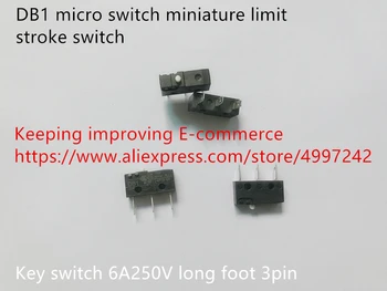 Izvirne nove DB1 mikro stikala miniaturni omejitev kap stikalo za izklop 6A250V dolgo stopala 3pin