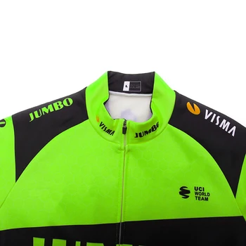 2020 Zelena JUMBO KOLESARSKA Jakna kolesarske hlače Nosijo Ropa Ciclismo MENS Zimski termalni runo KOLESARJENJE jersey Maillot Oblačila