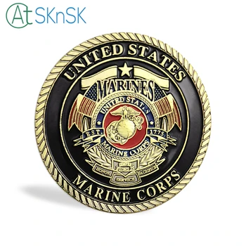 1-10pcs U. S. Marine Corps Spustite Pse Vojne Vojaški Izziv Kovanec Kovinske Obrti za Rojstni dan Darilo, Spominek brezplačna dostava