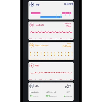 KaiHai EKG+SSF+SpO2 smartwatch kisika v Krvi, Health monitor pametno gledati štoparica Srčni utrip, alarm, Odštevalnik za android, iphone