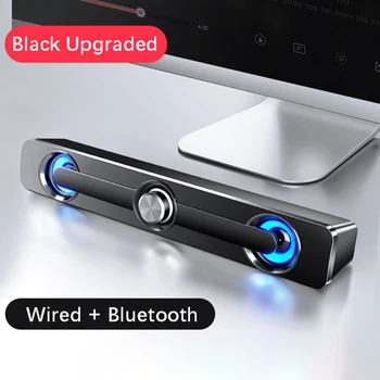 Nova Žična USB/Bluetooth Računalnik, Zvočniki Stereo 3.5 mm Jack Stereo Zvočnik Bass Zvočnik Surround Polje Za Prenosni RAČUNALNIK Telefon