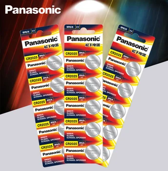 Panasonic Original cr2025 Gumb Celic Baterije 200PCS/VELIKO cr 2025 3V Litijevo Baterijo Za Gledanje Kalkulator Težo Obsega