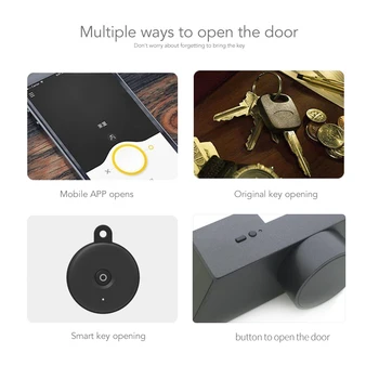 Brezplačna Dostava Sherlock Palico Smart Zakleni Telefon App Elektronske Brezžični brez ključa za Zaklepanje z 3pcs Tipka Bluetooth