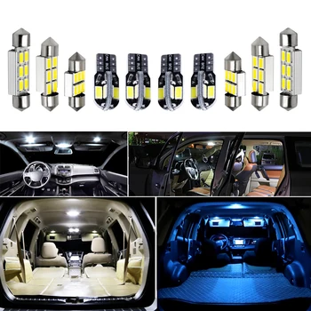 14x Canbus Napak LED Notranja Luč Kit Paket za 2019 2020 Toyota Camry Avto Dodatki Zemljevid Dome Trunk Licenco Svetlobe
