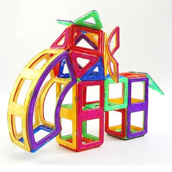 Velika velikost magnetnega konstruktor otroci DIY magnetni oblikovalec bloki Srčkan živali obliko darilo za rojstni dan Izobraževalne igrače za otroke
