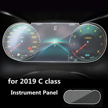 Avto GPS Navigacijski Zaslon Patron Film Za Benz 2019 C-Razred W205 10.25 Cm,Kaljeno Steklo Avdio Infotainment Zaščitno folijo