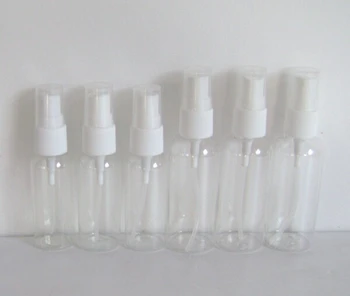 50pcs Visoko-kakovostni razred 30 ml 50 ml 100 ml Prozorni Plastični Spray Steklenico ponovno napolniti Steklenico Parfuma PET Plastenka s Spray Črpalka