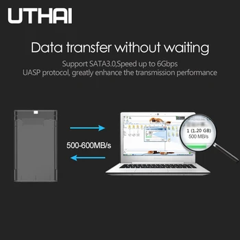 UTHAI G25 USB3.1 za Tipa C Ohišje HDD 2,5