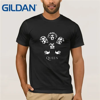 Kraljica Rock Band Tshirt Bohemian Rhapsody Freddie Mercury Vin Človek T-Shirt Modni T-Majice Slim Fit O-Vratu