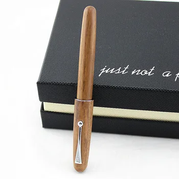 Jinhao Visoke Kakovosti Razkošje lesa nalivno pero, črnilo peresa 0,5 mm caneta tinteiro Urad Stylo plume Penna stilografica
