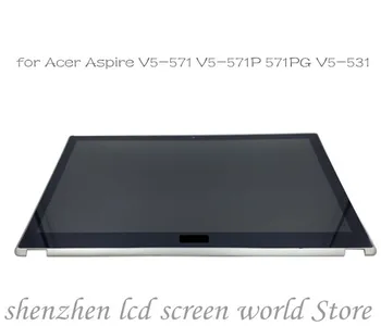 Z okvirjem Laptop dotik, računalnike Zaslon Za Acer Aspire V5-531 V5-531P V5-571 V5-571P V5-571PG lcd skupščine